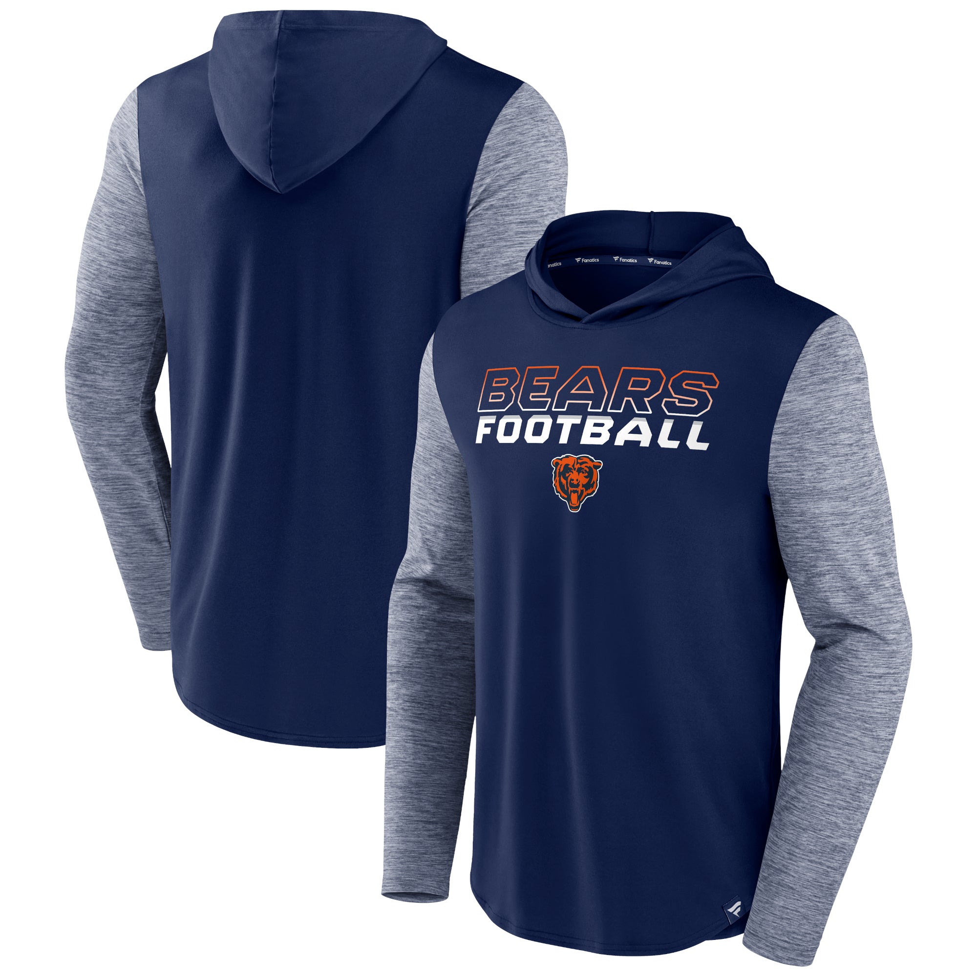 Chicago Bears Football Helmet Pigment Dye Crew Sweatshirt - Clark Street  Sports