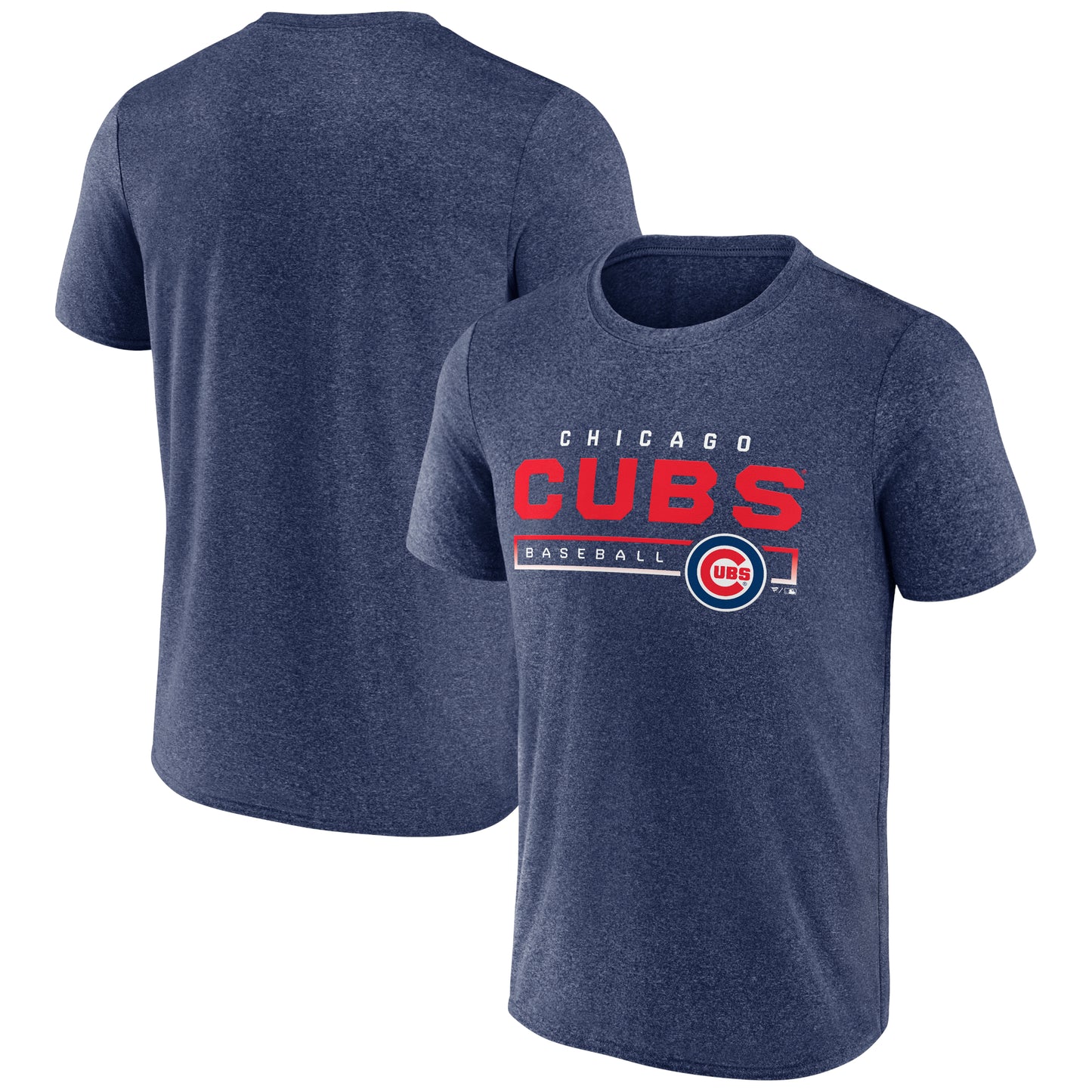 Chicago Cubs Dark Royal Iconic Synthetic Durable Goods T-Shirt