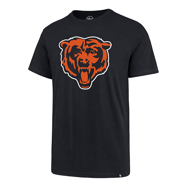 Chicago Bears Bear Face Logo Super Rival Navy T-Shirt – Clark Street Sports
