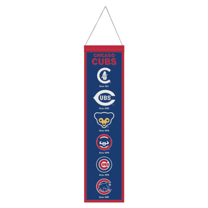 Chicago Cubs Wool Banner 8"x32"