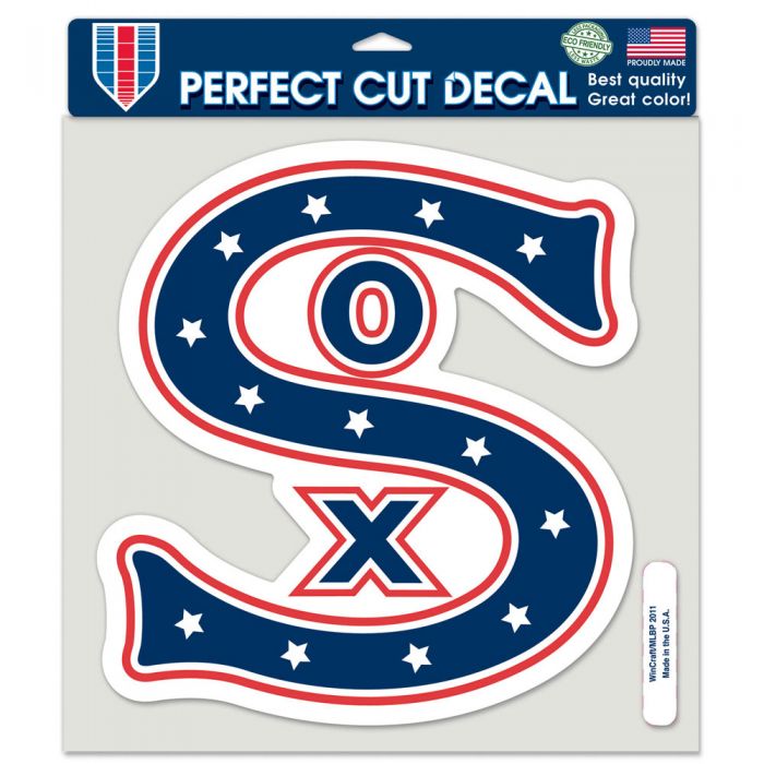 Chicago White Sox Cooperstown SOX 8" x 8" Perfect Cut Decal