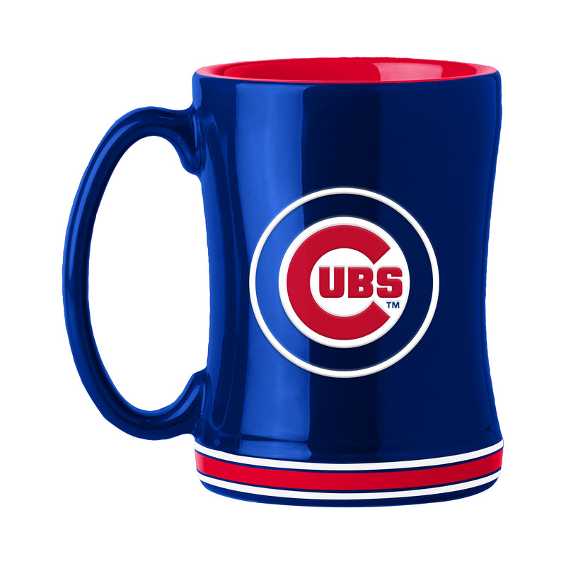 Chicago Cubs 14 oz. Sculpted Relief Mug