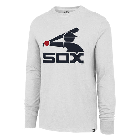 Chicago White Sox 1917 Logo Vintage Long Sleeve Tee - Grey