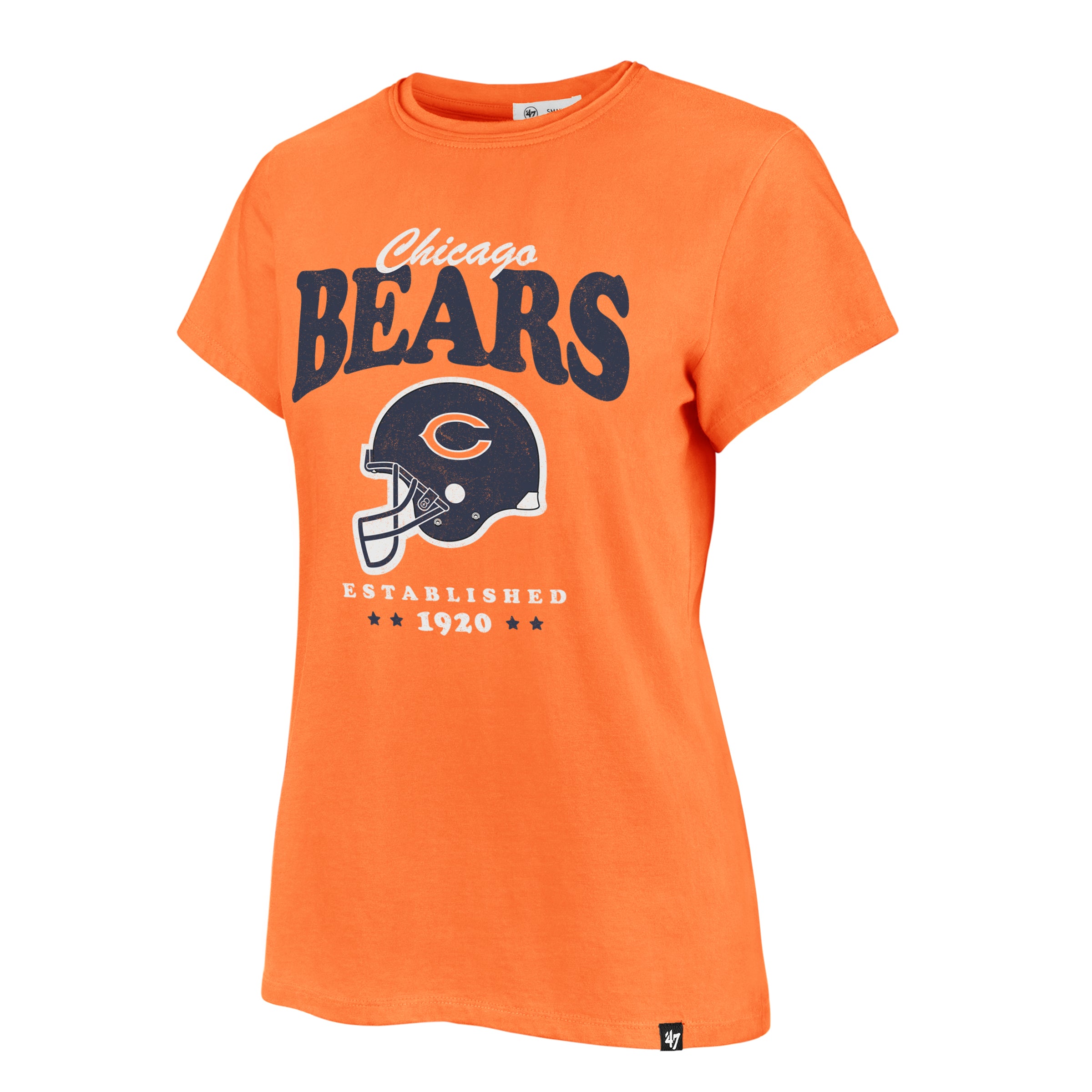 '47 Chicago Bears Ladies Legacy Frankie Raglan 3/4-Sleeve T-Shirt Large