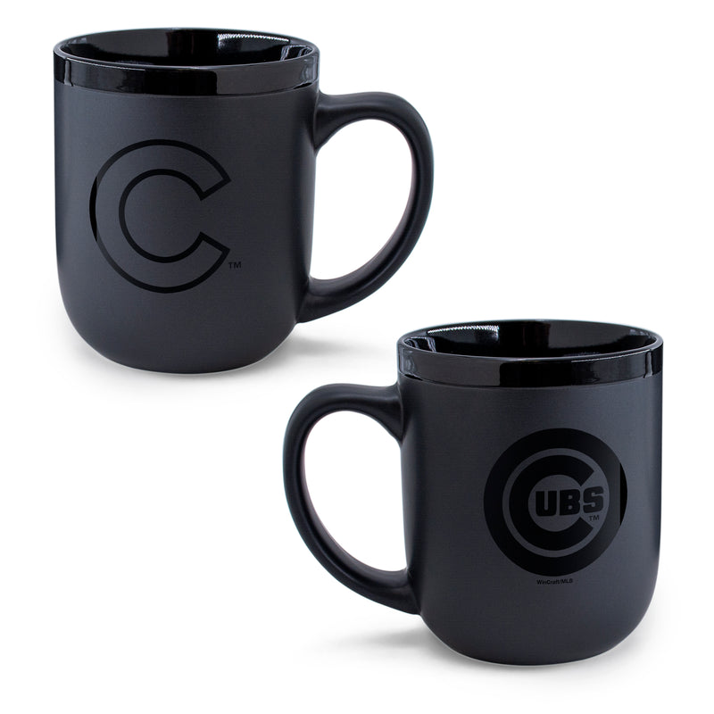 Chicago Cubs Black 17oz. Coffee Mug