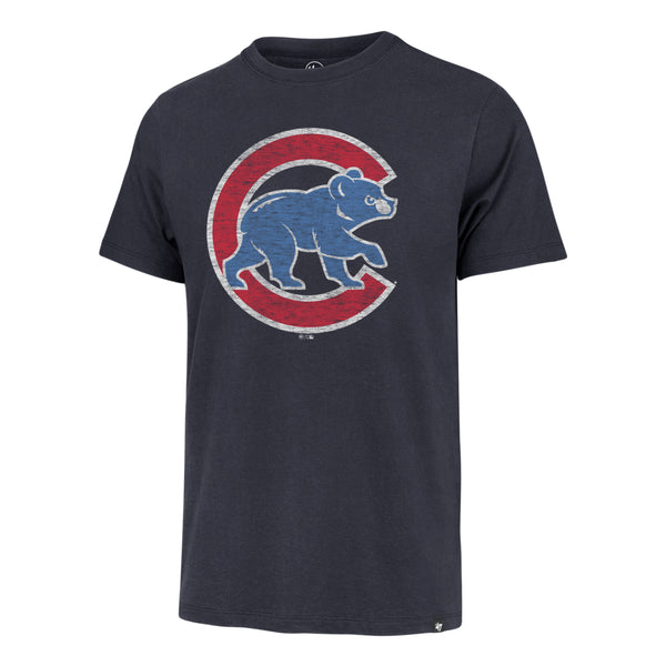 47 Brand Chicago Cubs Boarderline Tee - Blue - X-Large