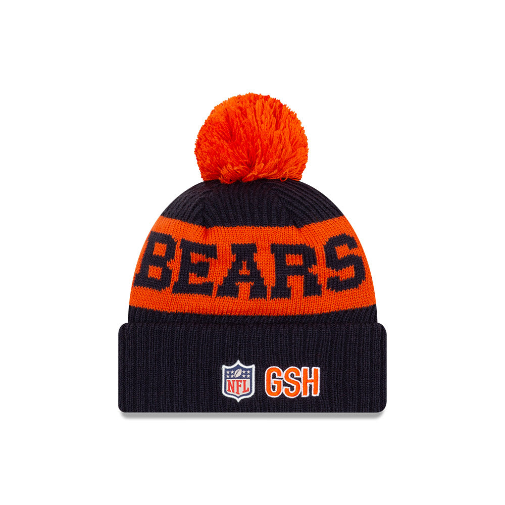 Chicago Bears 2020 Sideline CHI Pom Knit Hat