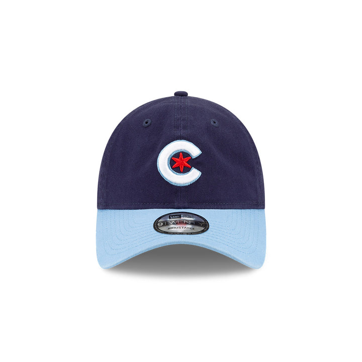 cubs city connect adjustable hat