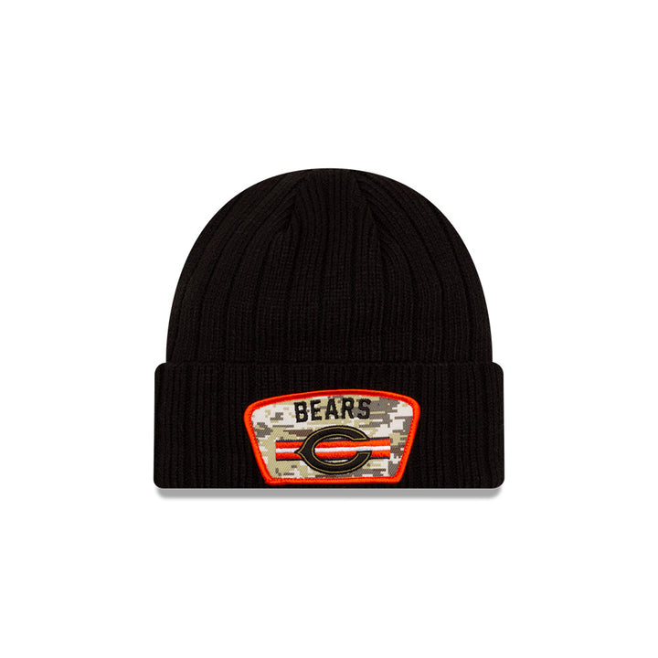 Chicago Bears 2021 Salute to Service New Era Knit Hat