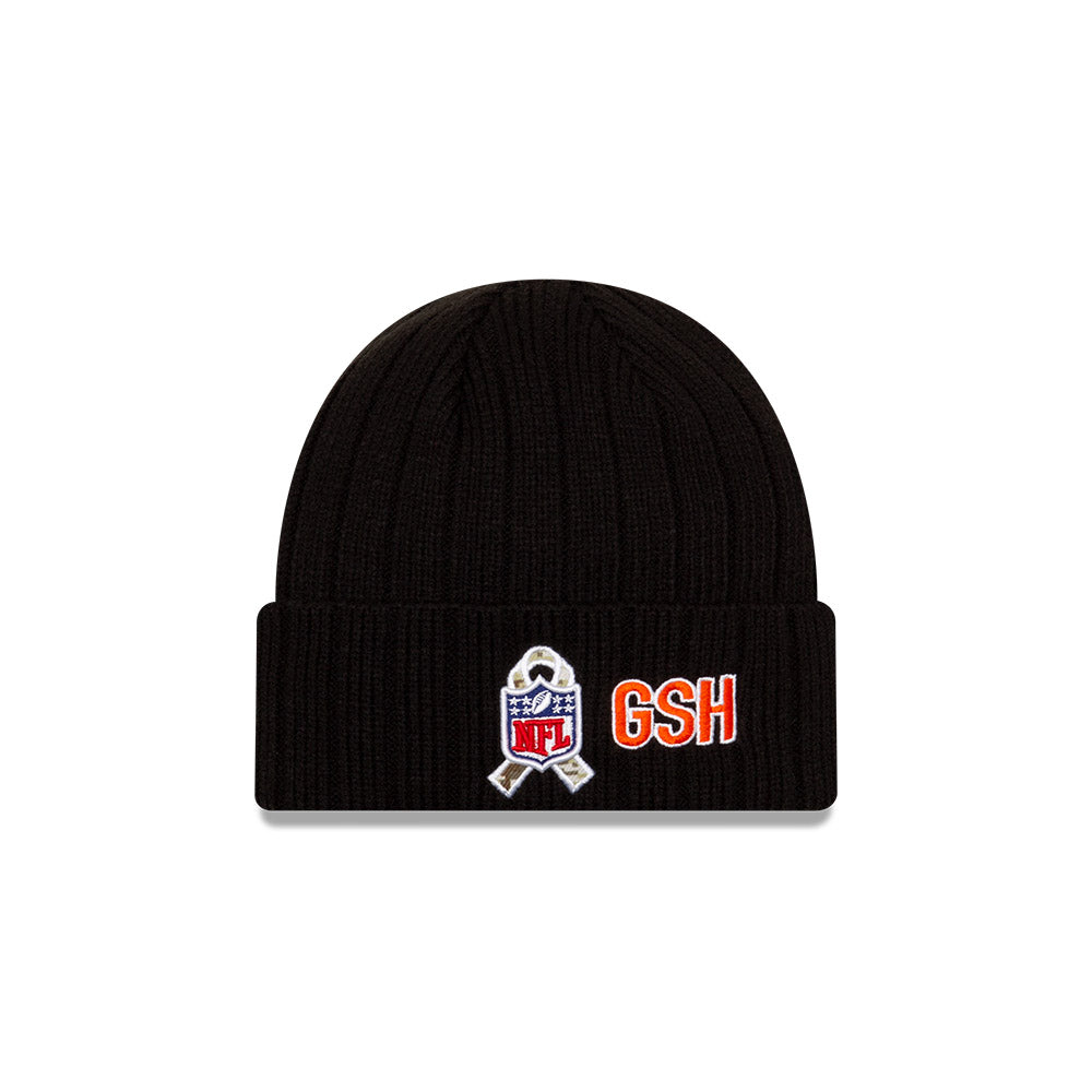 Chicago Bears 2021 Salute To Service New Era Knit Hat