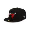Chicago Bulls City Cluster Black New Era 59FIFTY Fitted Hat
