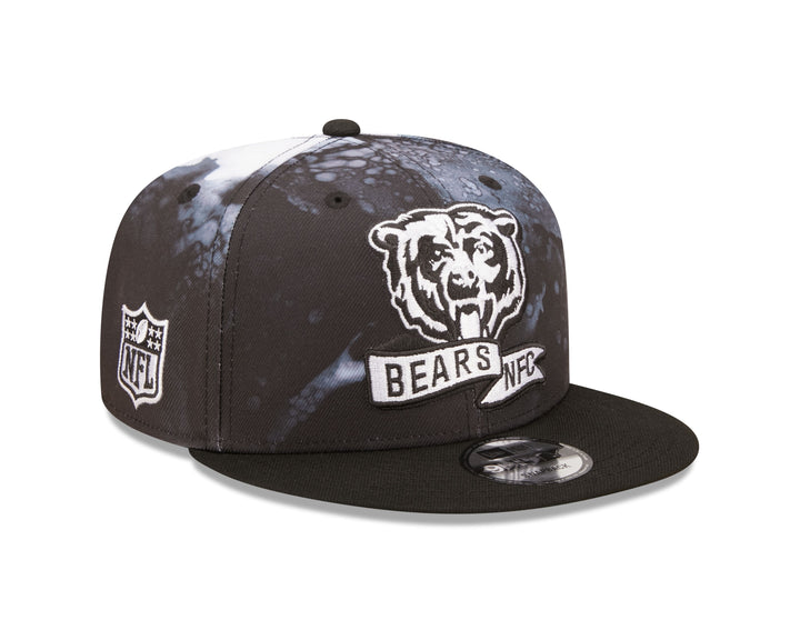 New Era Chicago Bears 9FIFTY Sideline Ink Dye Black/White Snapback Hat