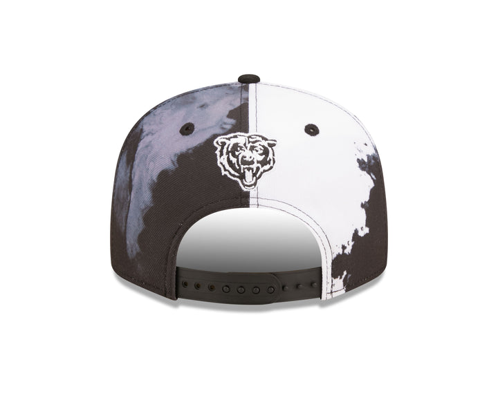 New Era Chicago Bears 9FIFTY Sideline Ink Dye Black/White Snapback Hat