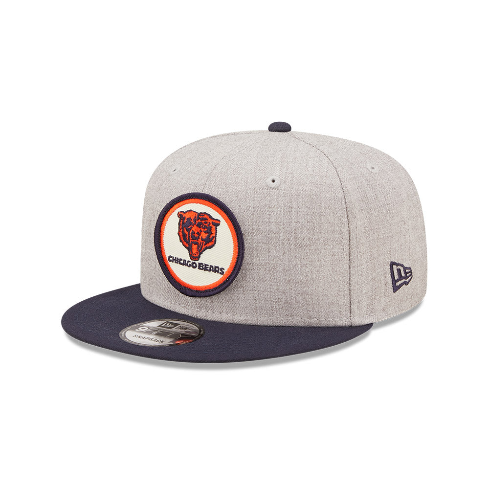 Chicago Bears 2022 Sideline New Era 9FIFTY Gray/Navy Historic Snapback Hat