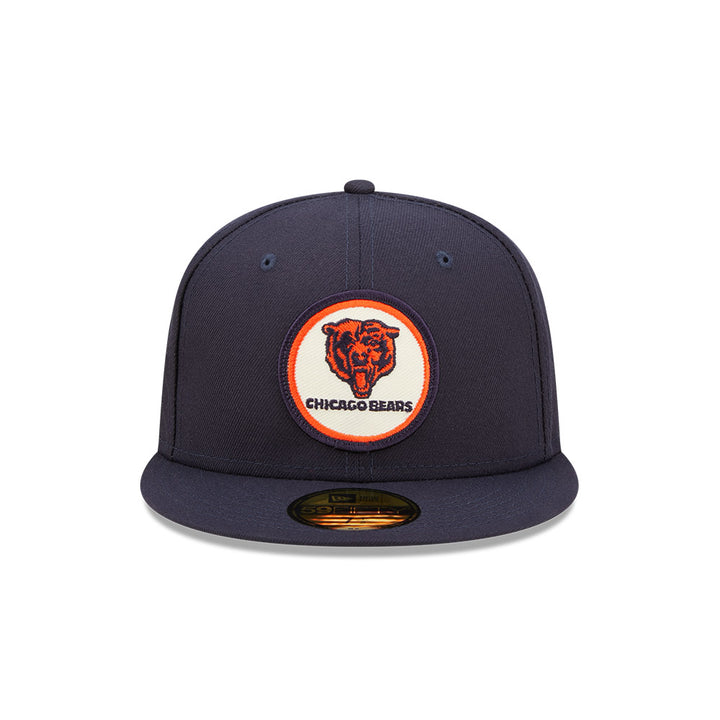 Chicago Bears 2022 Sideline New Era 59FIFTY Navy Historic Fitted Hat