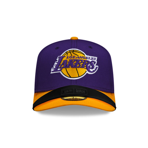 Mitchell & Ness Los Angeles Lakers Low Pro Original Fit Snapback Cap, CURVED HATS, CAPS