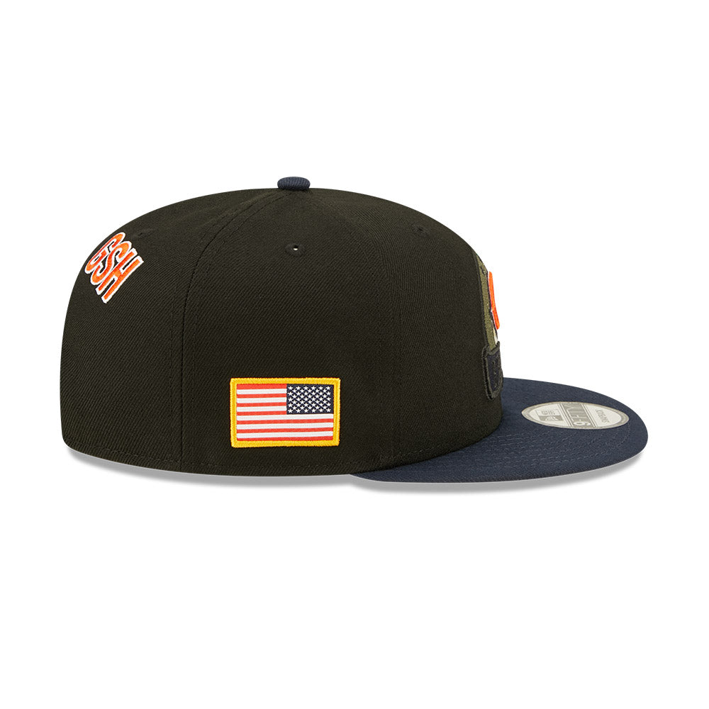 Chicago Bears 2022 Salute To Service On-Field New Era 9FIFTY Snapback Hat