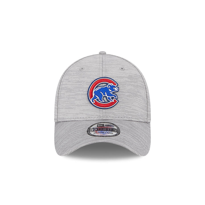 Chicago Cubs Grey Clubhouse New Era 39THIRTY Flex Fit Hat