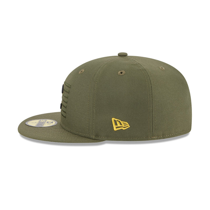 Chicago Cubs New Era 2023 Armed Forces Day 39THIRTY Flex Hat - Green