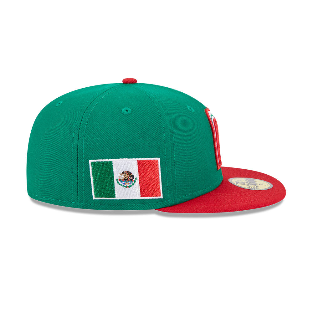 Brand new rare 7 1/2 Mexico Hat WBC 2023 white maroon New Era