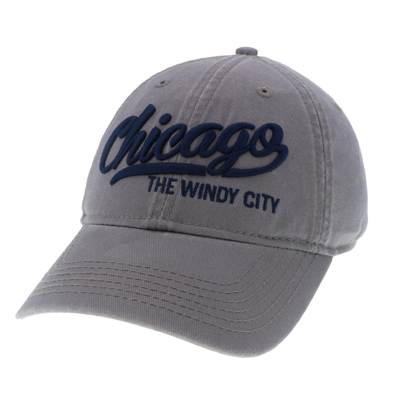 Chicago Gray Legacy Relaxed Twill Adjustable Hat
