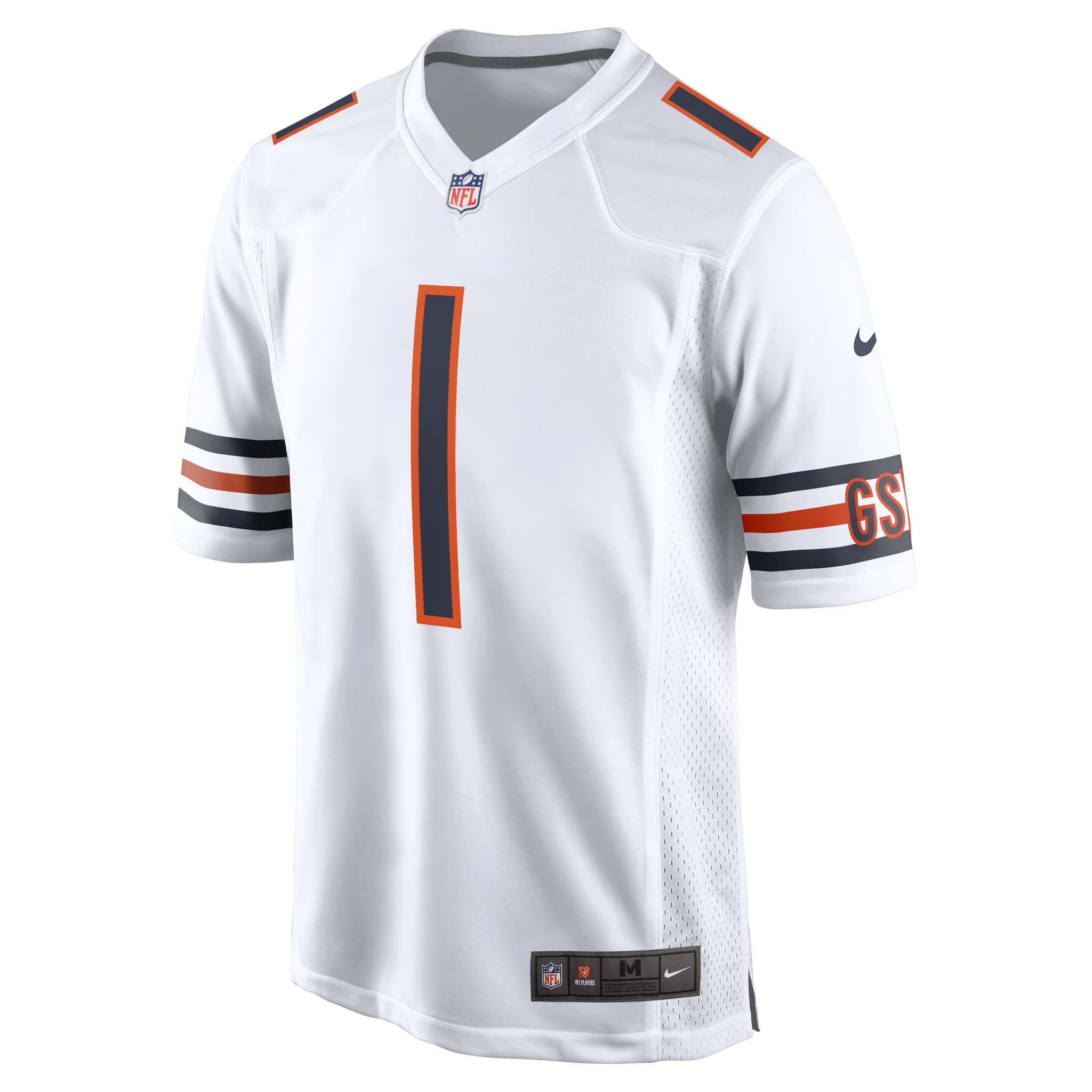 chicago bears jersey white