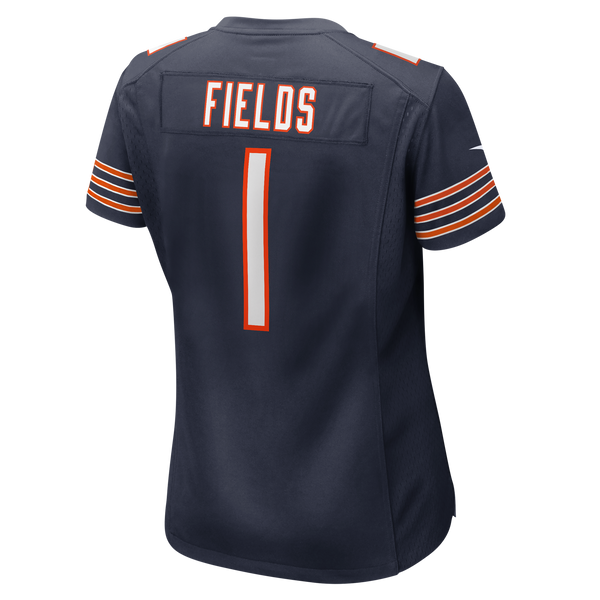 Men's Nike Justin Fields Navy Chicago Bears Game Jersey