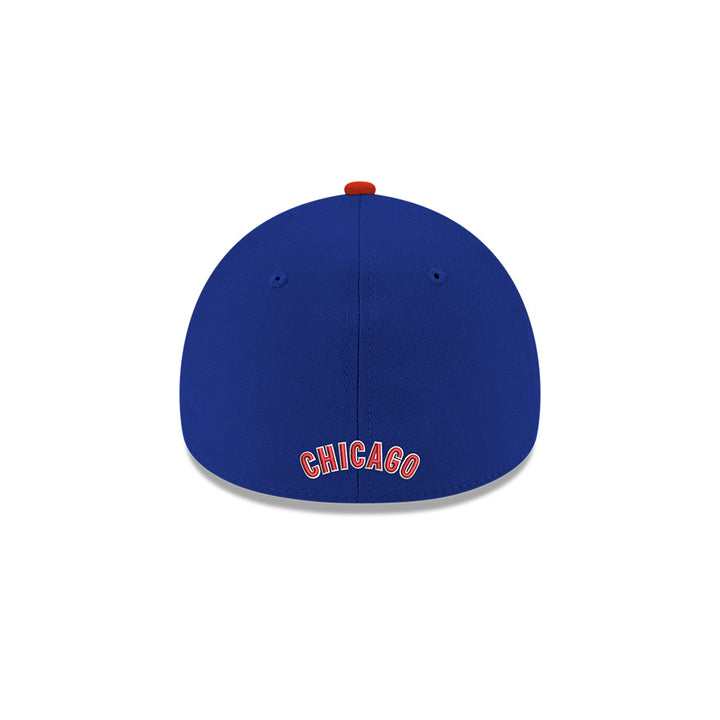 Chicago Cubs New Era Logo Diamond Era 39THIRTY Flex Hat - Royal/Red