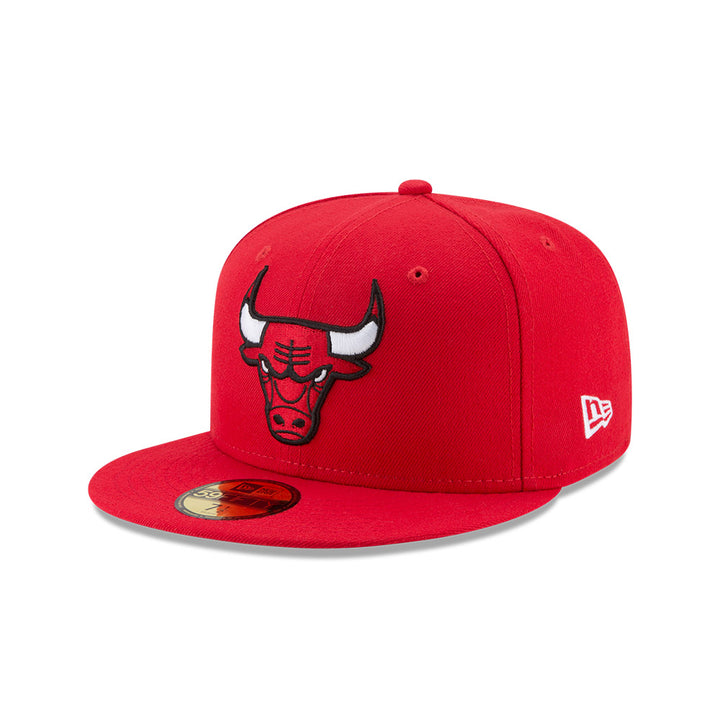 klinker verder golf Chicago Bulls Red New Era 59FIFTY Fitted Hat - Clark Street Sports