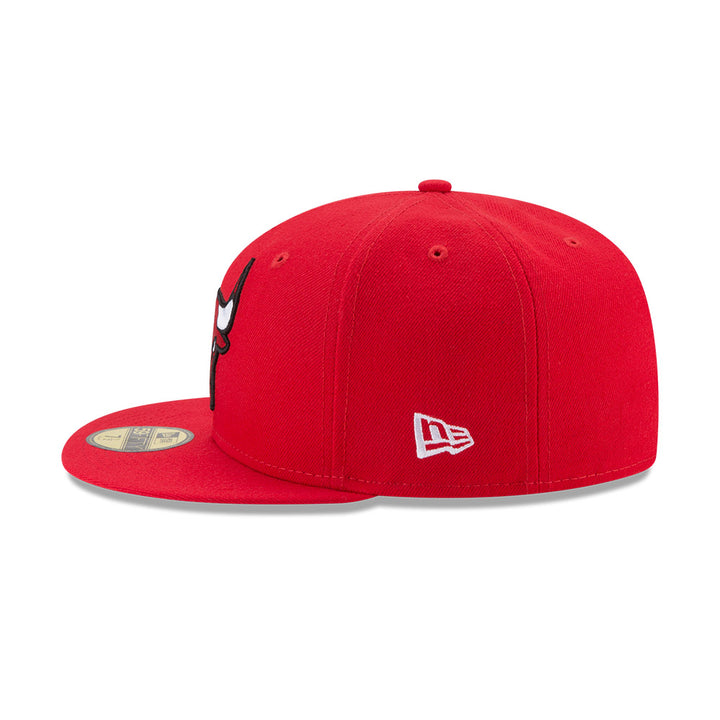 New Era Chicago Bulls Mens Red 59FIFTY Fitted Hat