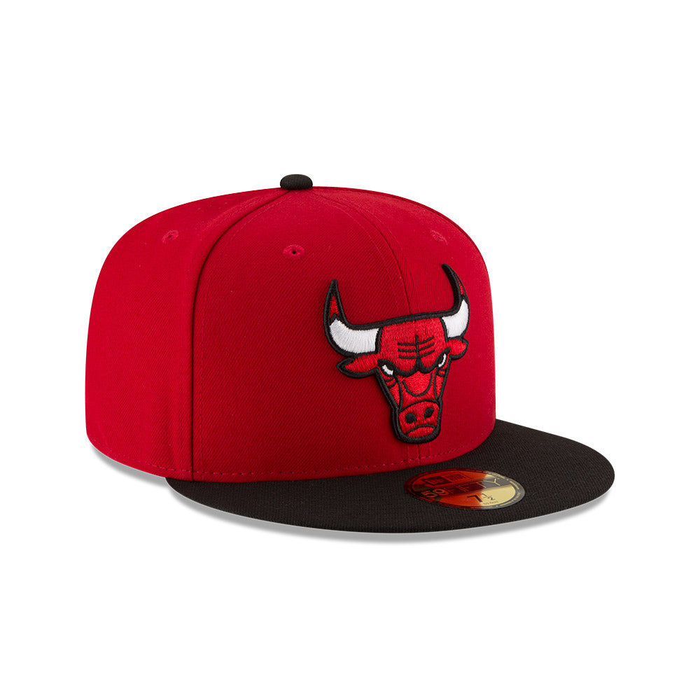 Chicago Bulls Red/Black Two Toned New Era 59FIFTY Fitted Hat