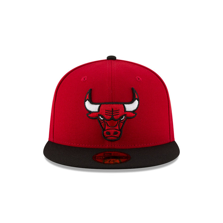 New Era NBA Chicago Bulls T-Shirt - Black/Red - Mens