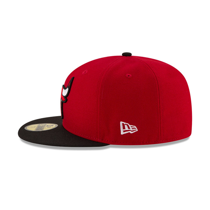 Chicago Bulls DIAMOND 75 CITY-SERIES ALTERNATE Red Fitted Hat