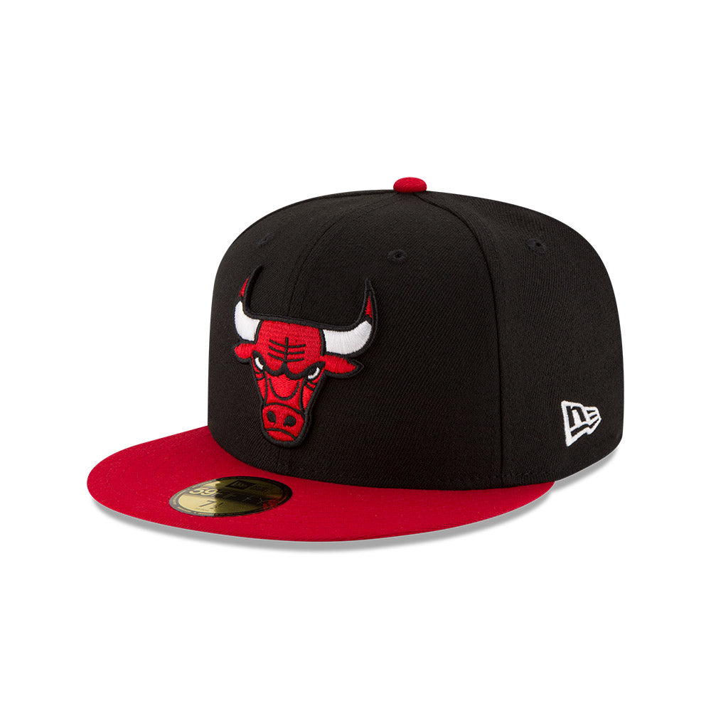 Chicago Bulls Black/Red Bill 59FIFTY Fitted Hat