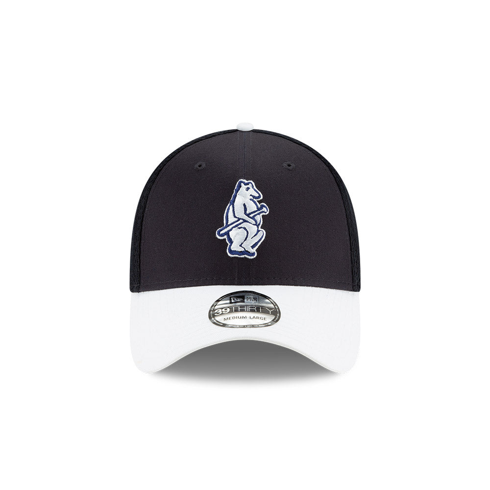 Chicago Cubs Navy/White 1914 Logo 39THIRTY Flex Fit Hat by New Era