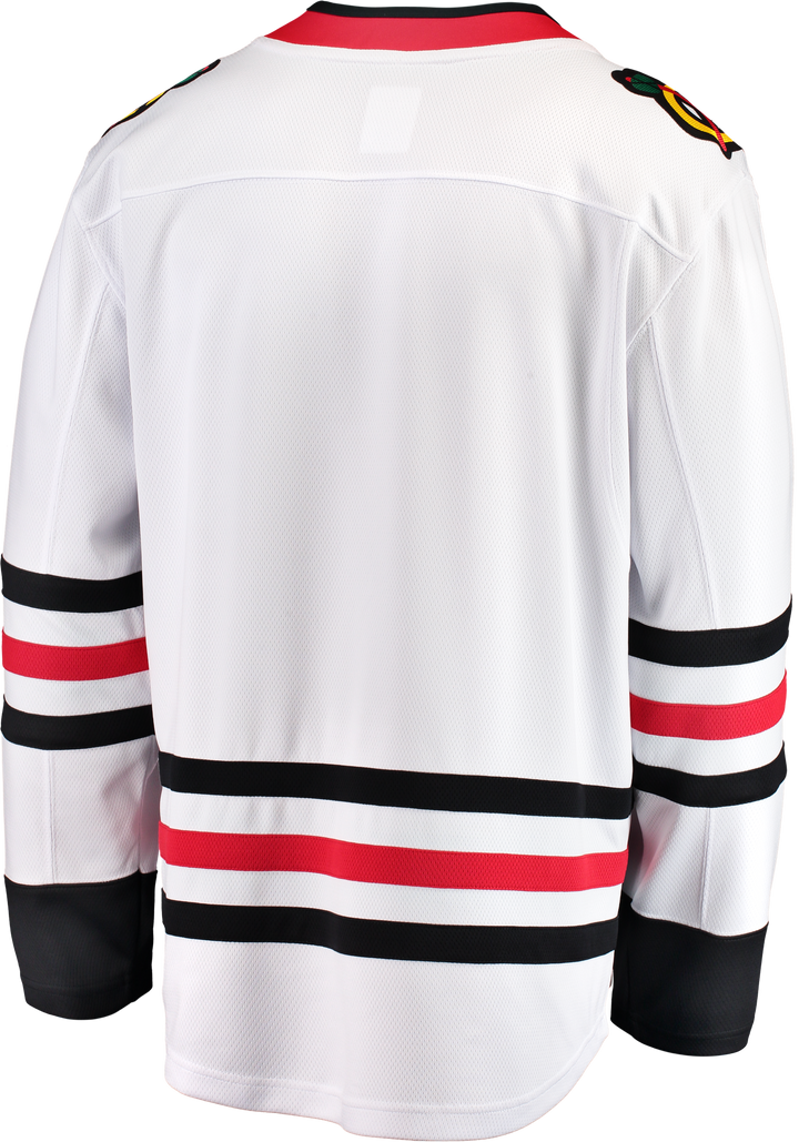 Authentic Youth White Away Jersey - Hockey Customized Chicago