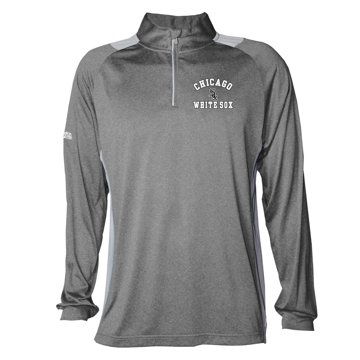 Sox gray 1/4 zip raglan sleeve