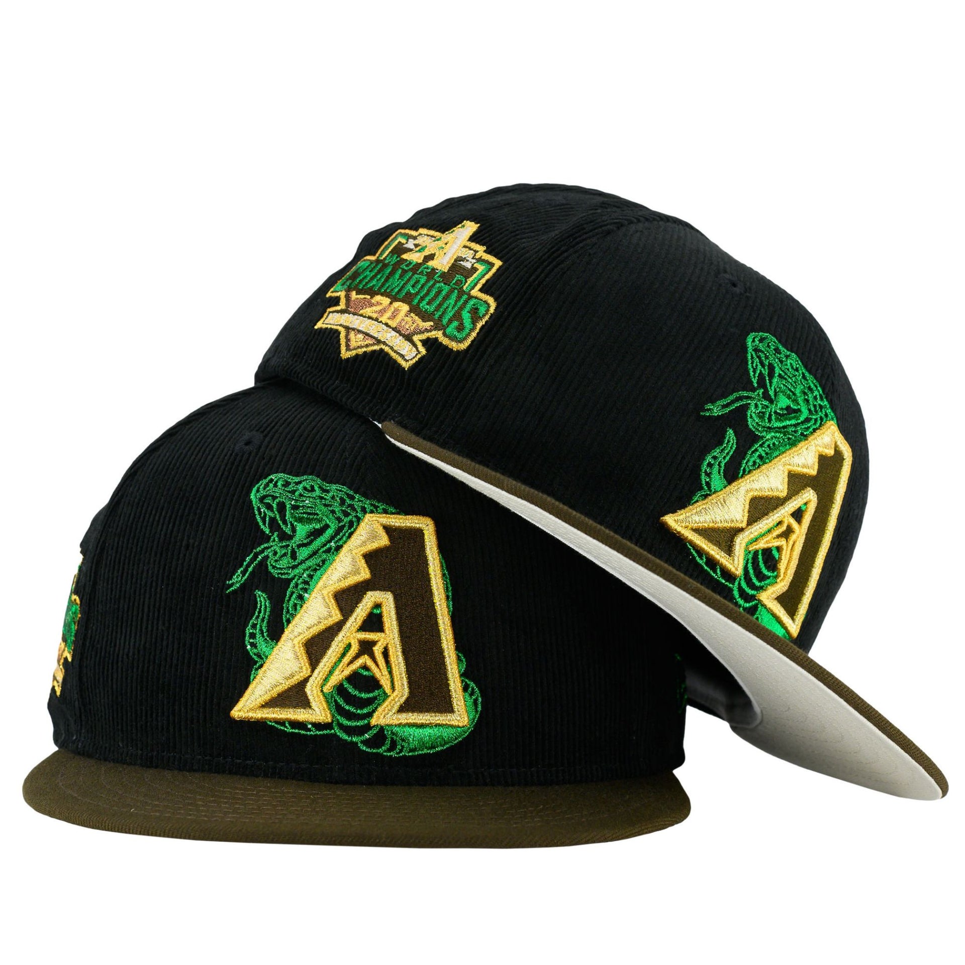 Arizona Diamondbacks 20th Anniversary Black Corduroy  New Era 59FIFTY Fitted Hat