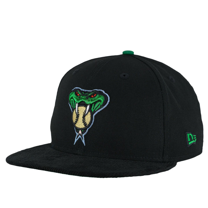 Arizona Diamondbacks Black Green New Era 59FIFTY Fitted Hat 7 3/8