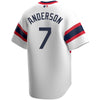 Tim Anderson Chicago White Sox Nike Home White Cooperstown Replica Jersey