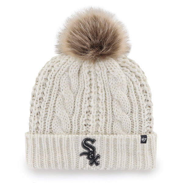 Chicago White Sox White Meeko 47' Winter Knit Hat