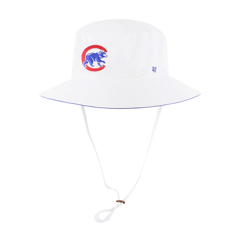 Chicago Cubs White Panama Pail '47 Bucket Hat