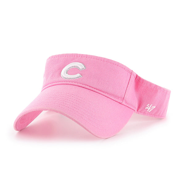 Chicago Cubs Women's Pink Adjustable Visor
