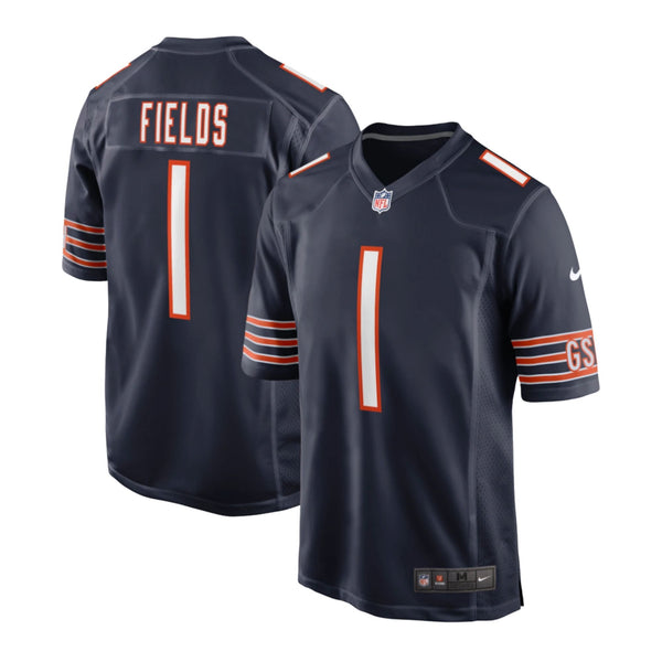 Justin Fields Chicago Bears Nike White Color Rush Alternate Replica Je -  Clark Street Sports