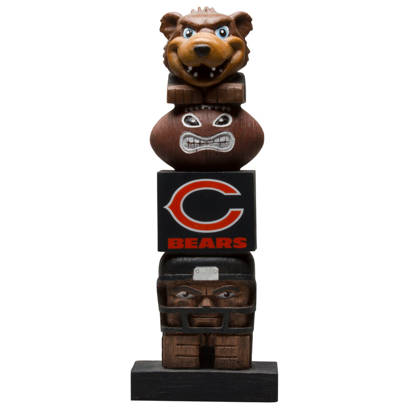 Chicago Bears Tiki Totem Garden Statue