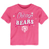 Chicago Bears Pink My Team Infant Tee
