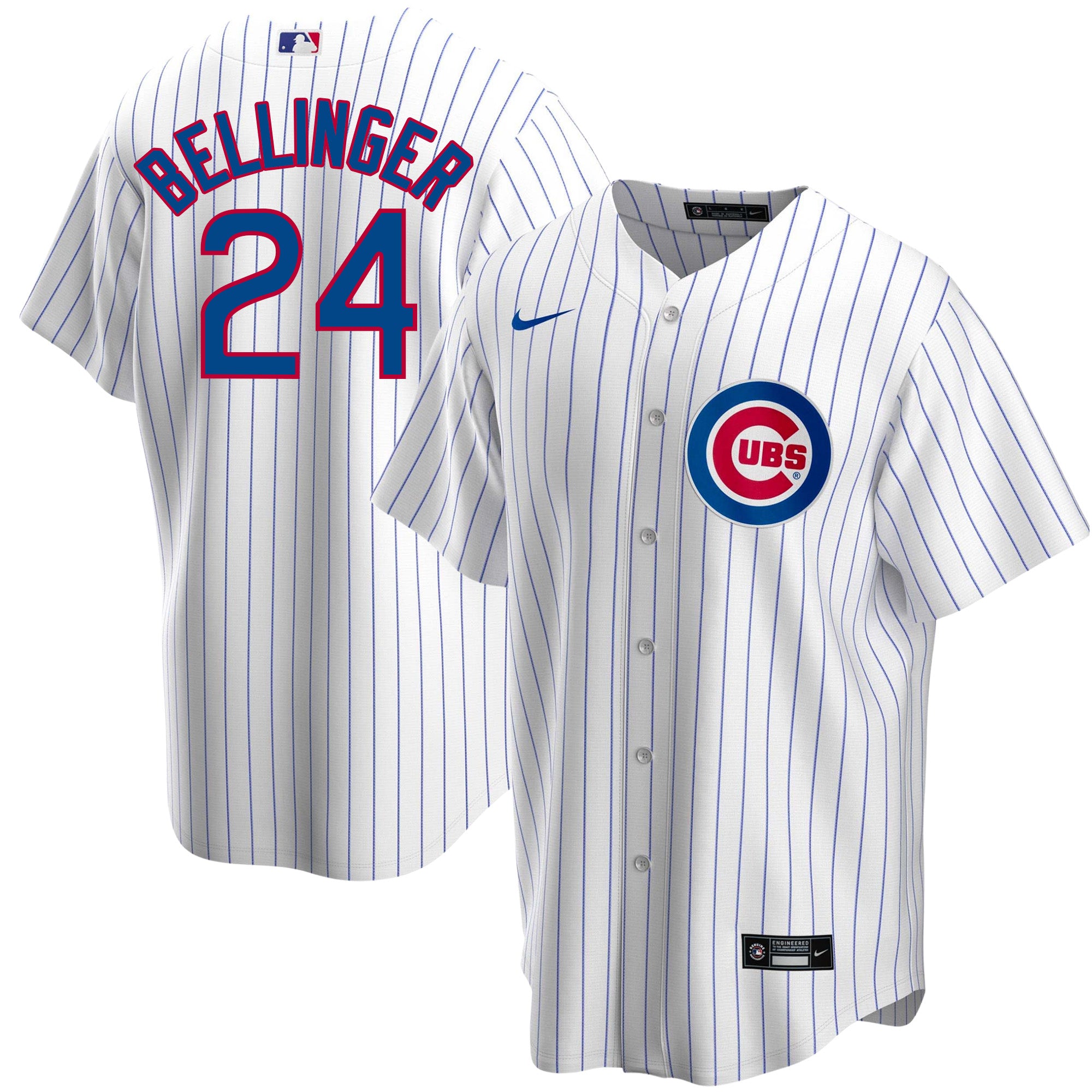 The best selling] Custom Chicago Cubs Full Printed Unisex Pinstripe Baseball  Jersey - White