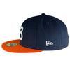 Chicago Bears HERITAGE BAND Navy-Orange Fitted Hat