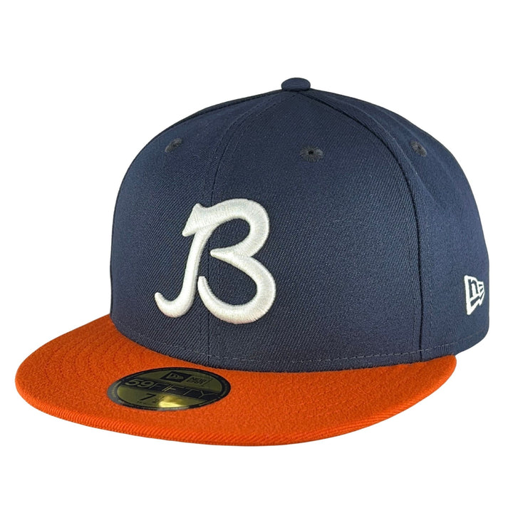 Unisex Chicago Bears B Logo New Era 59FIFTY Fitted Hat 7