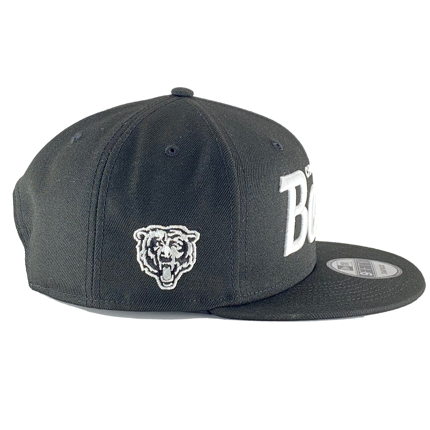 Chicago Bears Chase Script Black New Era 9FIFTY Snapback Hat
